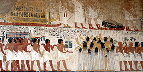 Ancient Egypt: Tomb of Ramos - Funeral Procession