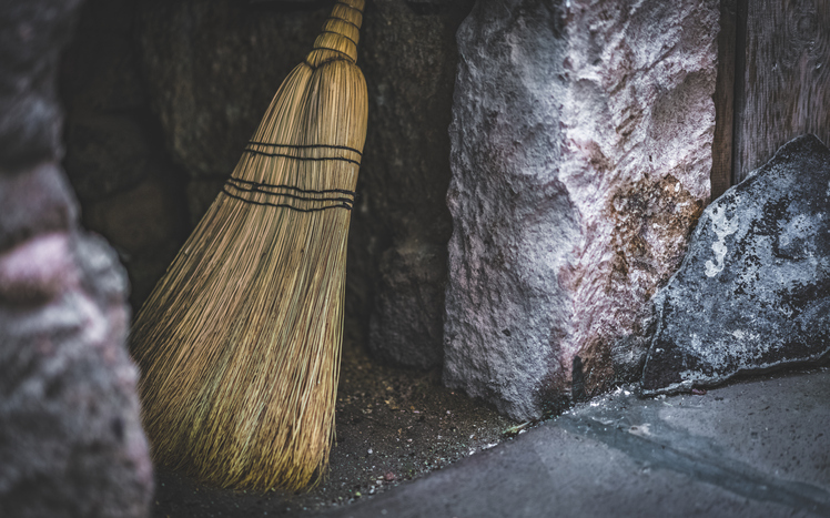 Pick Up the Broom and Begin.